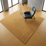 Solid Hand Tufted Wool Area Rug, Soft Plush Carpet