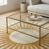 Round Jute Rug – Handwoven Natural Fiber Accent Rug