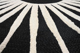 Round Jute Rug – Handwoven Natural Fiber Accent Rug