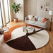 Hand-Tufted Round Wool Rug – Modern Circular Design, 100% Natural Wool