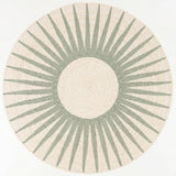 Round Jute Rug – Handwoven Natural Fiber Accent Rug