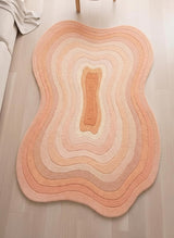 Modern Irregular Shaped Handmade  Premium Wool Area Rug