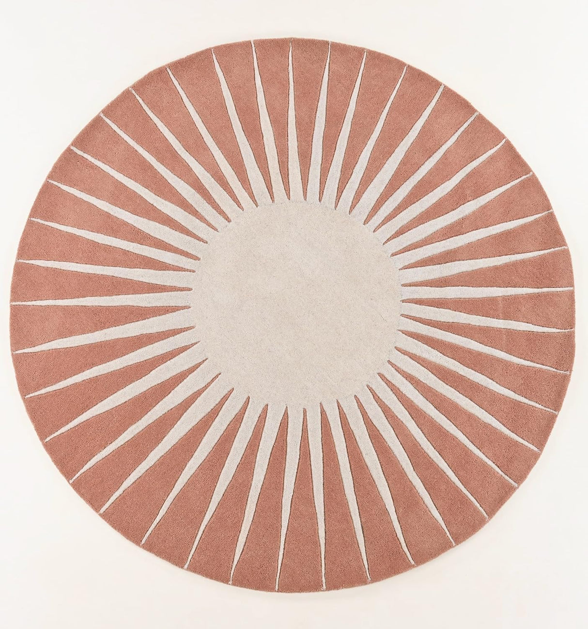 Modern Round Area Rug – Hand-Tufted with 100% New Zealand Wool