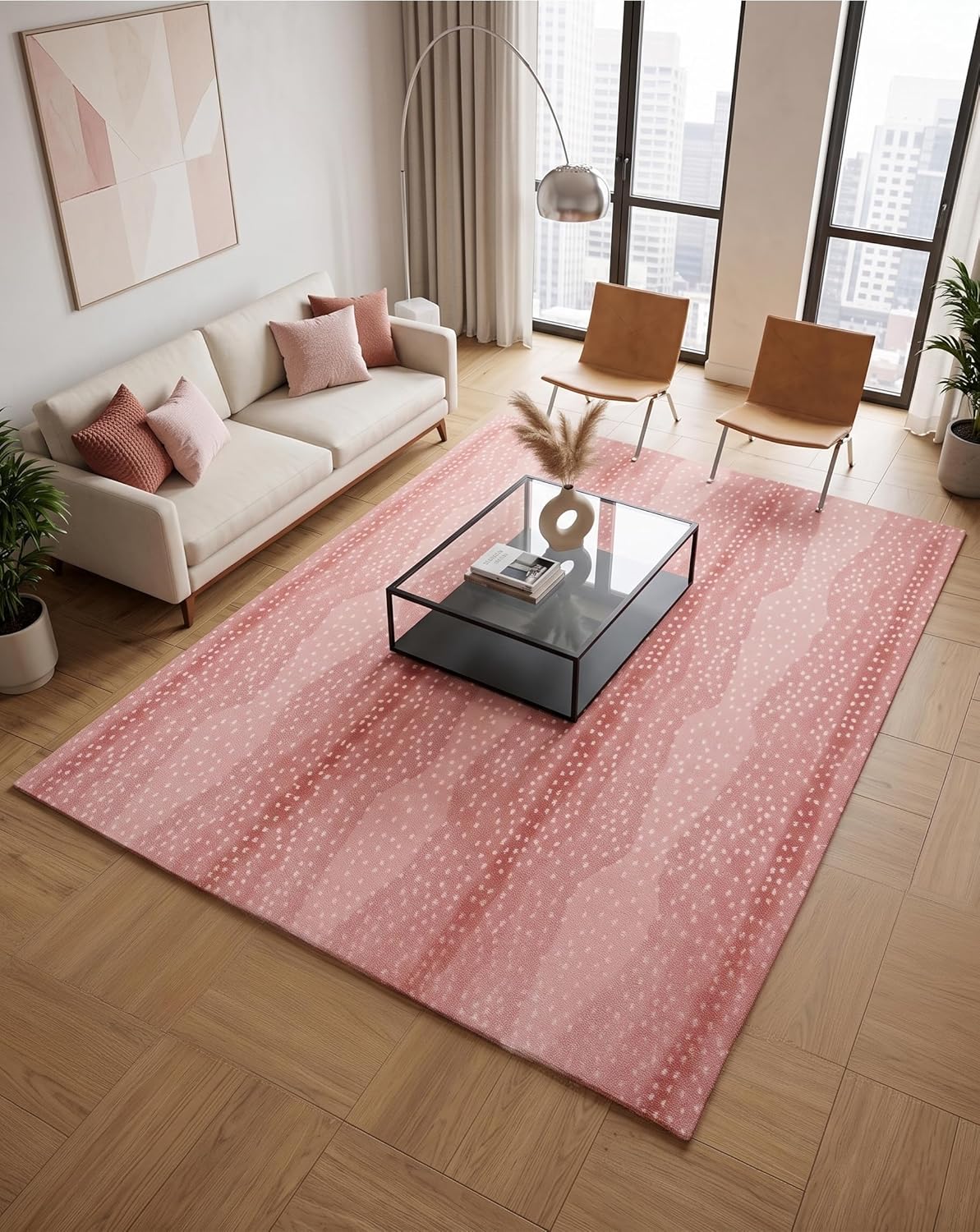 Antelope Cheetah – Contemporary Handmade 100% Wool Area Rug