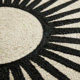 Round Jute Rug – Handwoven Natural Fiber Accent Rug