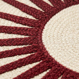 Round Jute Rug – Handwoven Natural Fiber Accent Rug