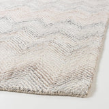 Modern Herringbone Chevron Collection Handmade Wool Rug