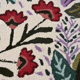 Hand-Tufted Floral Area Rug - Colorful Garden Design
