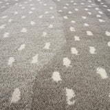 Antelope Cheetah Blue – Contemporary Handmade 100% Wool Area Rug