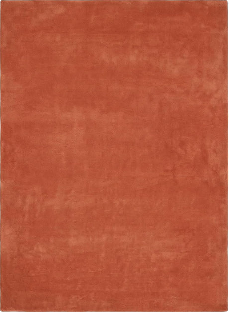 Solid Hand Tufted Wool Area Rug, Soft Plush Carpet