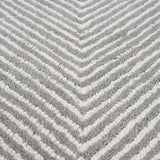 Modern Herringbone Chevron Collection Handmade Wool Rug