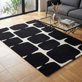 Modern Wool Rug – Hand-Tufted, Soft & Thick | Abstract Geometric Design