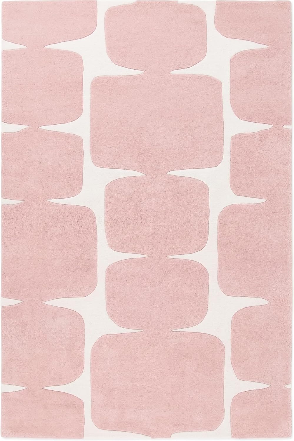 Modern Wool Rug – Hand-Tufted, Soft & Thick | Abstract Geometric Design