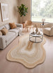 Modern Irregular Shaped Handmade  Premium Wool Area Rug