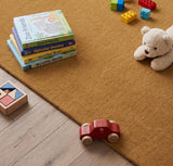 Solid Hand Tufted Wool Area Rug, Soft Plush Carpet
