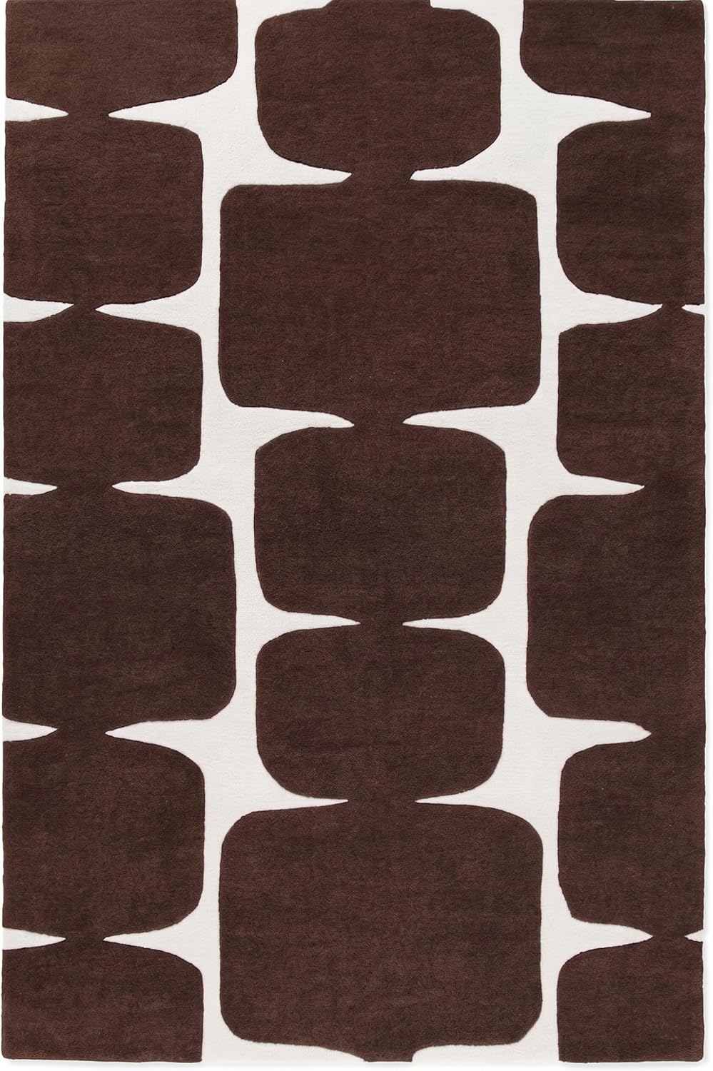 Modern Wool Rug – Hand-Tufted, Soft & Thick | Abstract Geometric Design