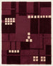 Hand-Tufted Wool Area Rug, Modern Patchwork Geometric Design