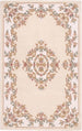 Handmade Traditional Wool Rug | Floral Medallion Border Design