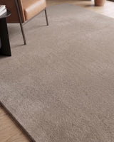 Solid Hand Tufted Wool Area Rug, Soft Plush Carpet