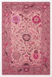 Handmade Wool Area Rug Traditional Floral Medallion Design