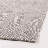 Modern Herringbone Chevron Collection Handmade Wool Area Rug