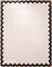 Handwoven Jute Rug with Scalloped Border, Natural Fiber Indoor Rug