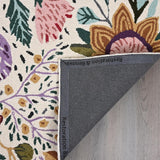 Hand-Tufted Floral Area Rug - Colorful Garden Design