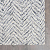 Modern Herringbone Chevron Collection Handmade Wool Rug