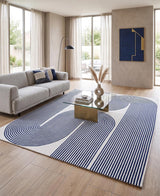 Gold, Ink & Olive Modern Hand-Tufted Wool Area Rug