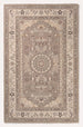 Traditional Hand-Tufted Wool Area Rug, Floral Medallion Design
