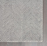 Modern Herringbone Chevron Collection Handmade Wool Rug