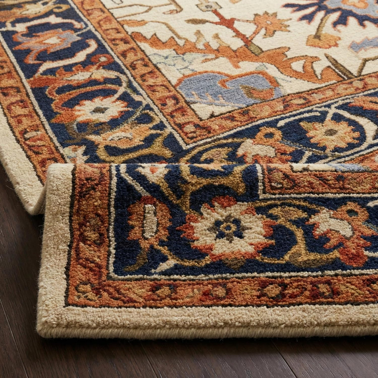 Traditional Handmade Oushak Wool Area Rug