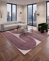 Gold, Ink & Olive Modern Hand-Tufted Wool Area Rug