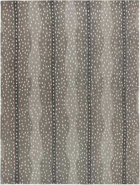 Antelope Cheetah Blue – Contemporary Handmade 100% Wool Area Rug