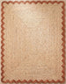 Handwoven Jute Rug with Scalloped Border, Natural Fiber Indoor Rug