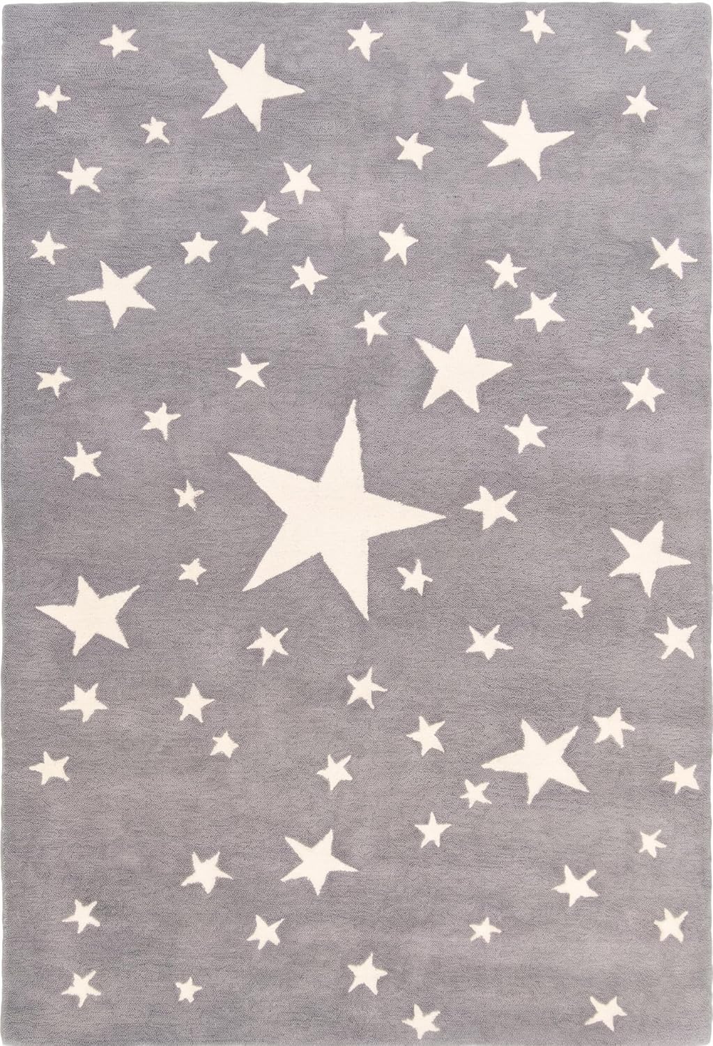 Hand-Tufted Star Wool Rug for Kids | Soft, Thick & Durable Starry Night Design