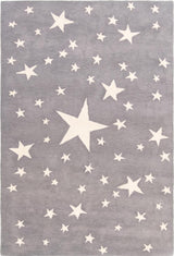 Hand-Tufted Star Wool Rug for Kids | Soft, Thick & Durable Starry Night Design
