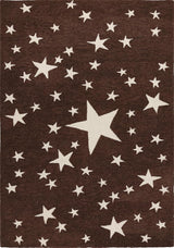 Hand-Tufted Star Wool Rug for Kids | Soft, Thick & Durable Starry Night Design