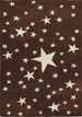 Hand-Tufted Star Wool Rug for Kids | Soft, Thick & Durable Starry Night Design