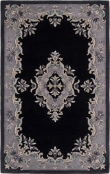 Handmade Traditional Wool Rug | Floral Medallion Border Design