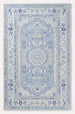 Traditional Hand-Tufted Wool Area Rug, Floral Medallion Design