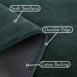 Modern Oval Shape Wool Rug - Irregular Shaped