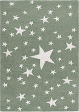 Hand-Tufted Star Wool Rug for Kids | Soft, Thick & Durable Starry Night Design