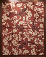 Hand Tufted Wool Rug, Floral Butterfly Botanical Pattern