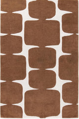 Modern Wool Rug – Hand-Tufted, Soft & Thick | Abstract Geometric Design