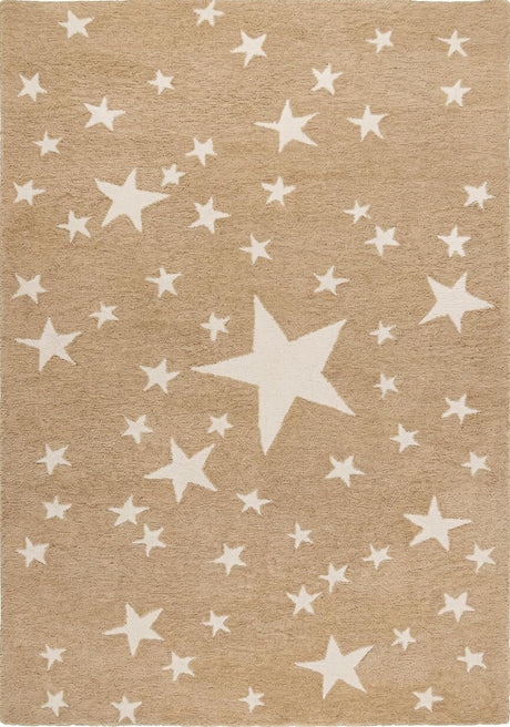 Hand-Tufted Star Wool Rug for Kids | Soft, Thick & Durable Starry Night Design