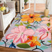 Hand-Tufted Wool Floral Area Rug – Colorful Botanical Garden Design