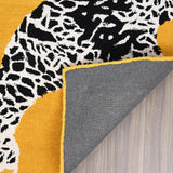Climbing Jaguar Modern Handmade Wool Area Rug