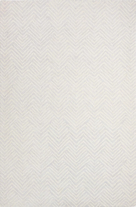 Modern Herringbone Chevron Collection Area Rug - Handmade Wool Carpet