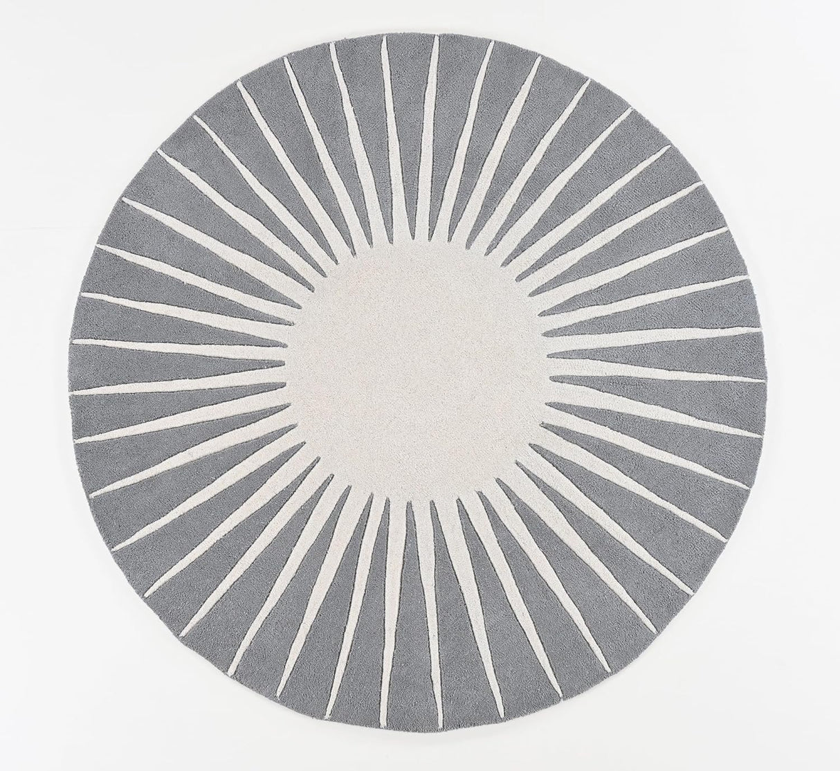 Modern Round Area Rug – Hand-Tufted with 100% New Zealand Wool
